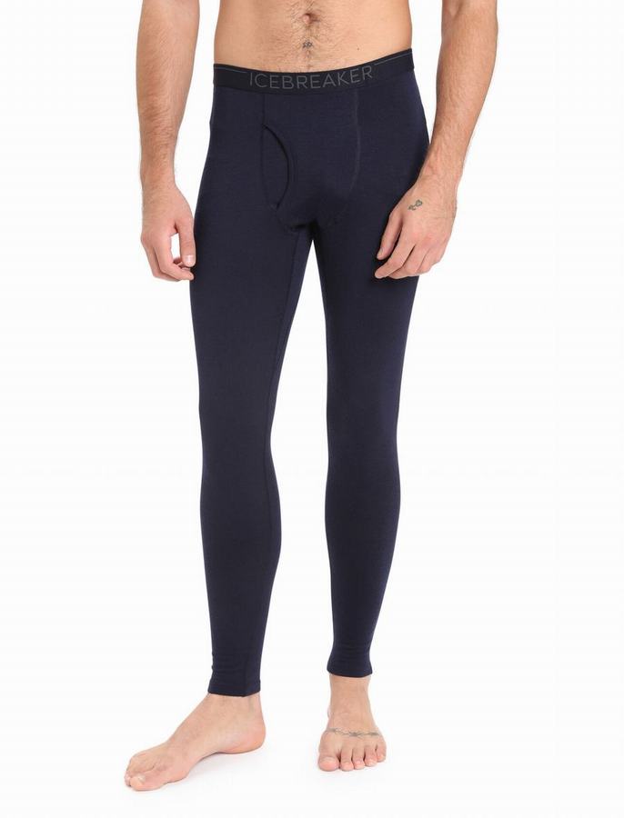 Leggins Icebreaker Merino 200 Oasis with Fly Hombre Azul Marino | VXF520ZQ