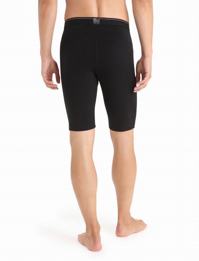 Bermudas Icebreaker Merino 200 Oasis Termica Hombre Negros | MWJ7856TY