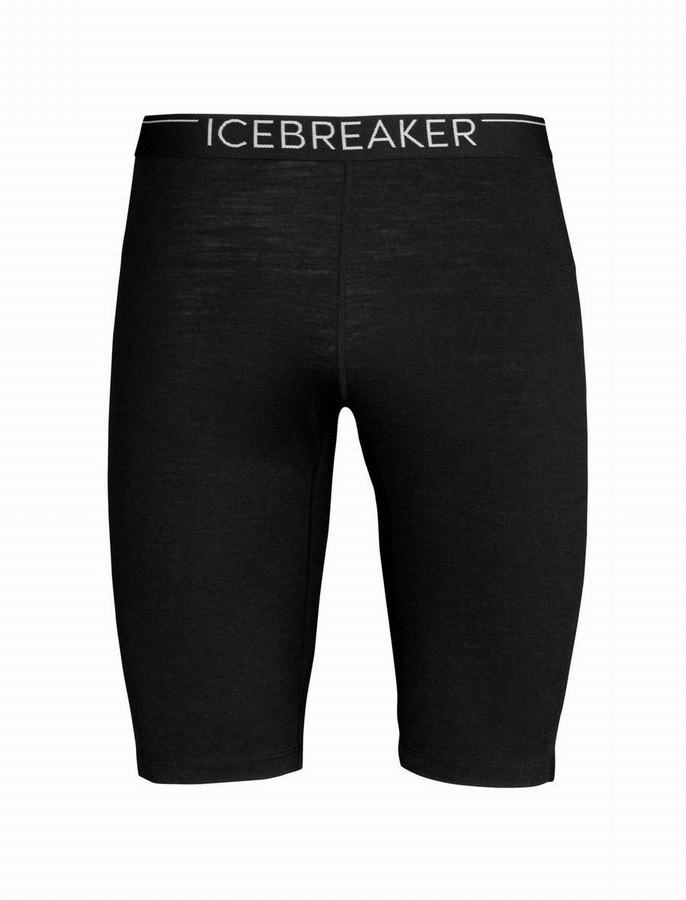 Bermudas Icebreaker Merino 200 Oasis Termica Hombre Negros | MWJ7856TY