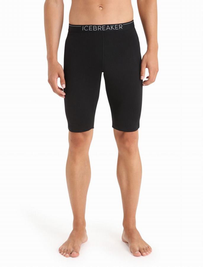 Bermudas Icebreaker Merino 200 Oasis Termica Hombre Negros | MWJ7856TY