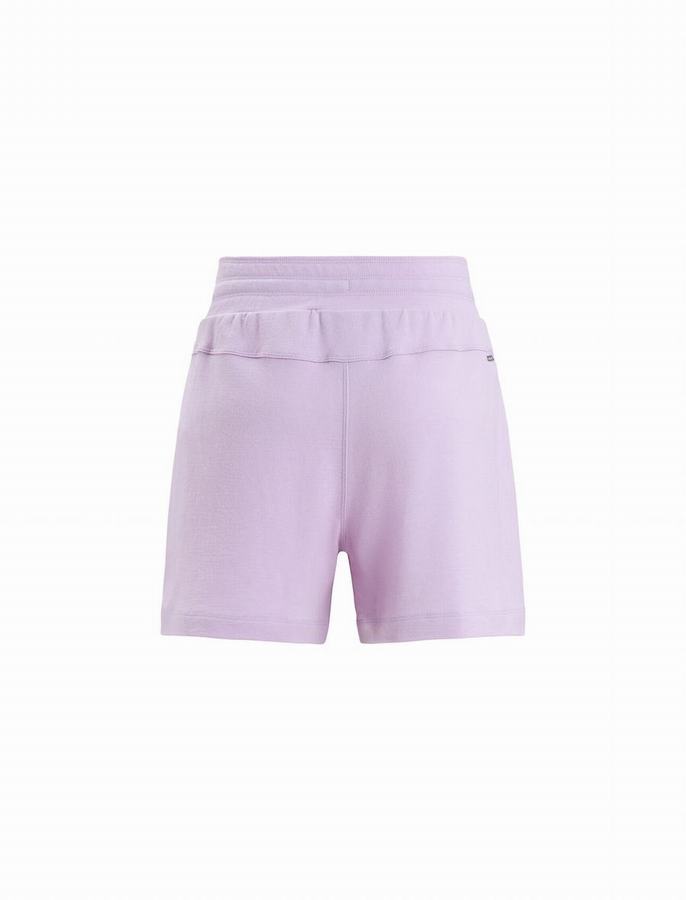 Bermudas Icebreaker Merino Crush Mujer Morados Claro | MFI2813RG