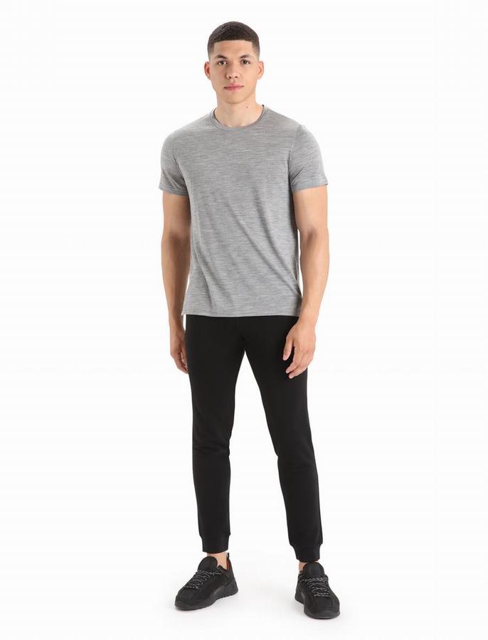 Camiseta Icebreaker Merino Sphere II Corta Sleeve Hombre Grises | IAT8720BT