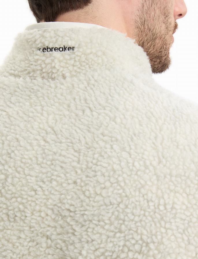 Chalecos Icebreaker RealFleece™ Merino High Pile Hombre Blancos | BHJ3882RH