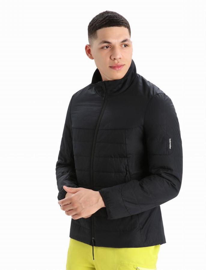 Chaquetas Icebreaker MerinoLoft™ Hombre Negros | CNF498GT