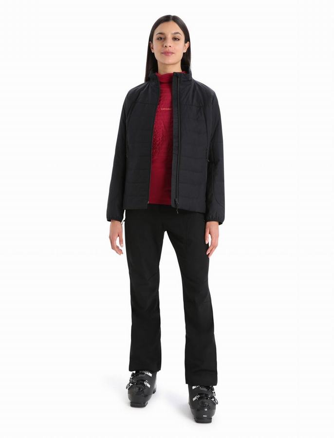 Chaquetas Icebreaker MerinoLoft™ Mujer Negros | ZMK8128KL