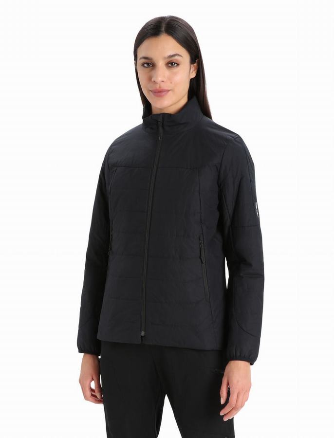 Chaquetas Icebreaker MerinoLoft™ Mujer Negros | ZMK8128KL