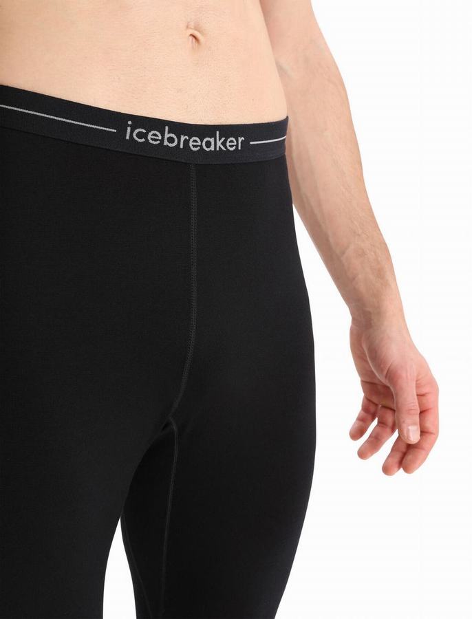 Leggins Icebreaker Merino 260 ZoneKnit™ Merino Termica Hombre Negros Grises | FXH8166UI