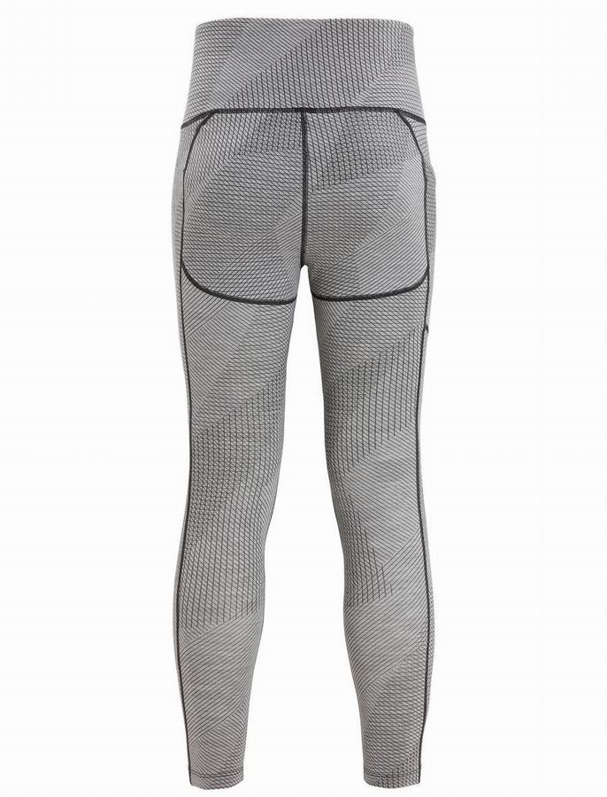 Mallas Icebreaker Merino Fastray High Rise Tights Gridlines Mujer Grises Negros | SDG7979MB