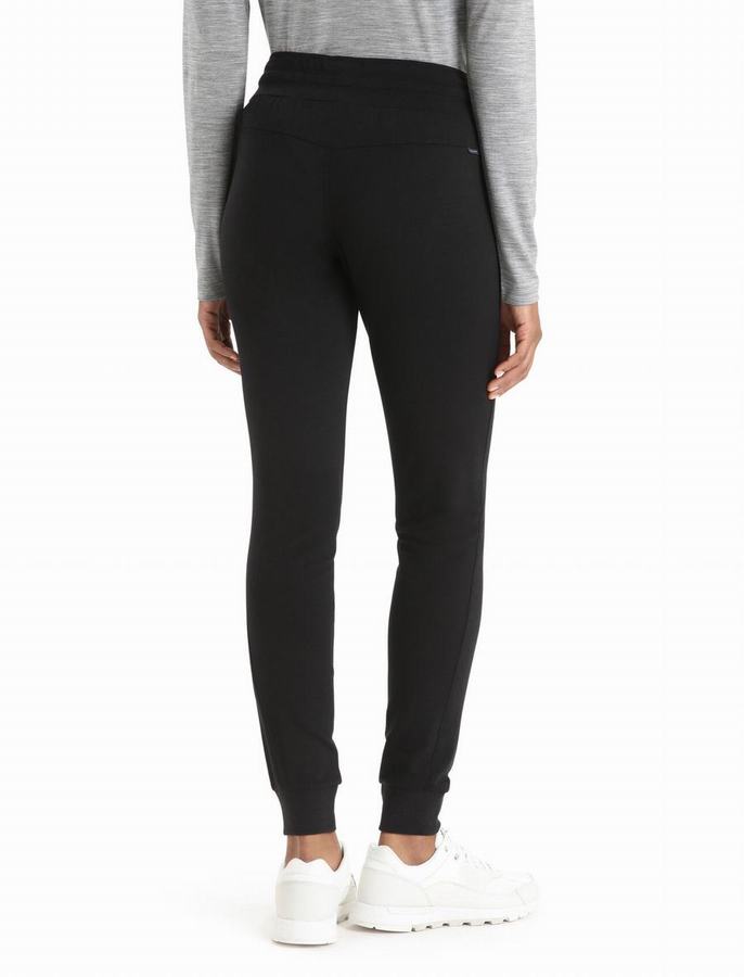 Pantalones Icebreaker Merino Crush Mujer Negros | WZY817HT