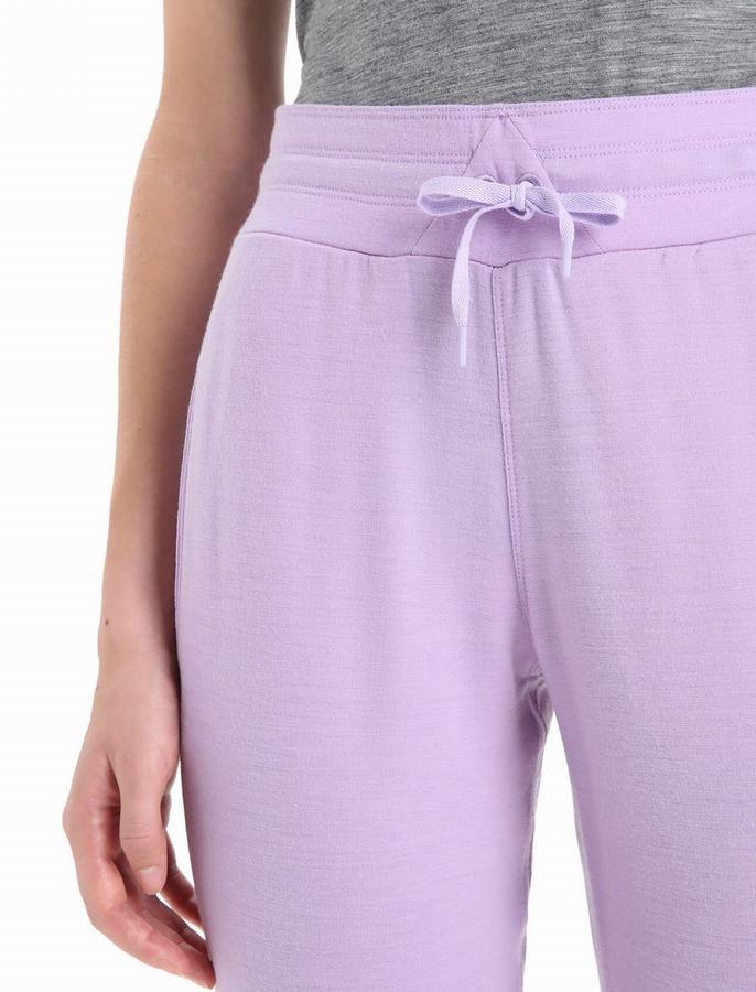 Pantalones Icebreaker Merino Crush Mujer Morados Claro | XNS6456BP