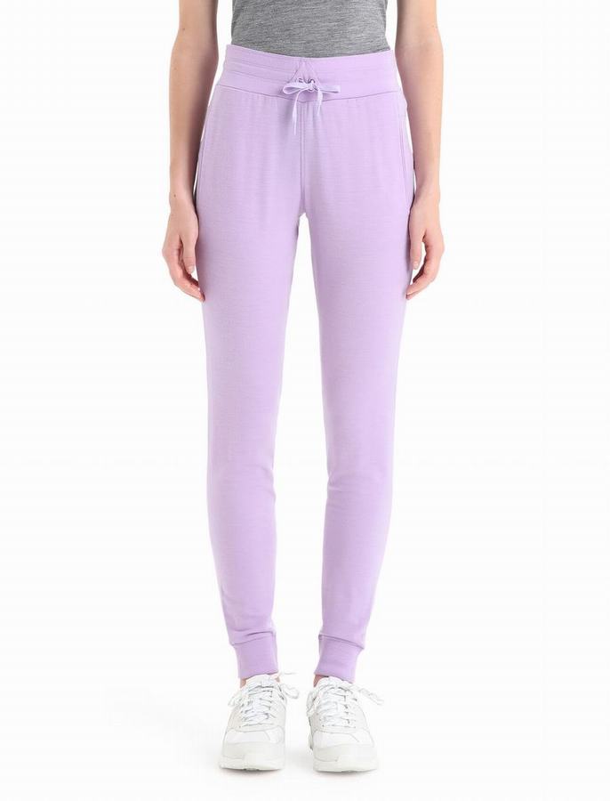 Pantalones Icebreaker Merino Crush Mujer Morados Claro | XNS6456BP