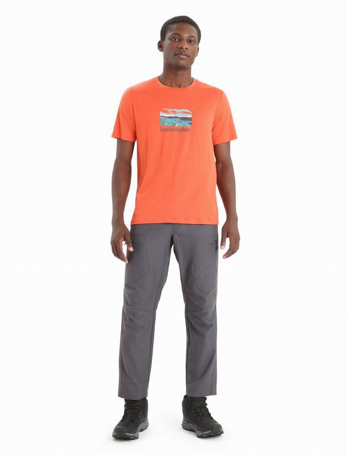 Pantalones Icebreaker Merino Hike Hombre Grises | VDL8134GZ