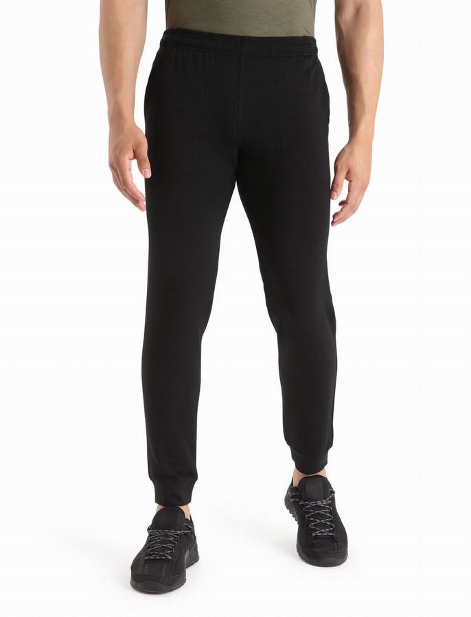 Pantalones Icebreaker Merino Shifter Hombre Negros | KUE4621LD