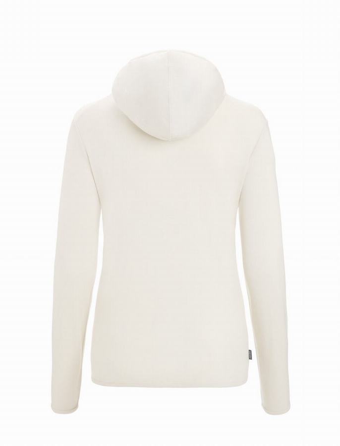 Sudadera Con Capucha Icebreaker Merino Granary Long Sleeve Zip Mujer Creme | CKD8363BS