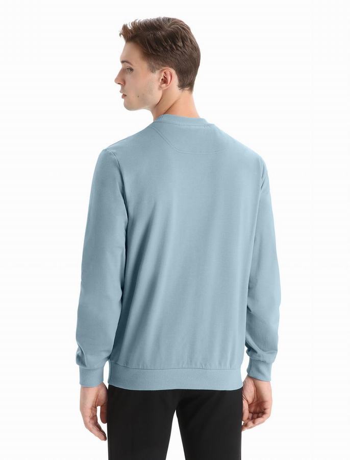 Sudaderas Icebreaker Merino Central II Long Sleeve Hombre Azules | RNK2428MO