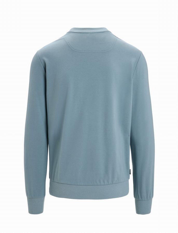 Sudaderas Icebreaker Merino Central II Long Sleeve Hombre Azules | RNK2428MO